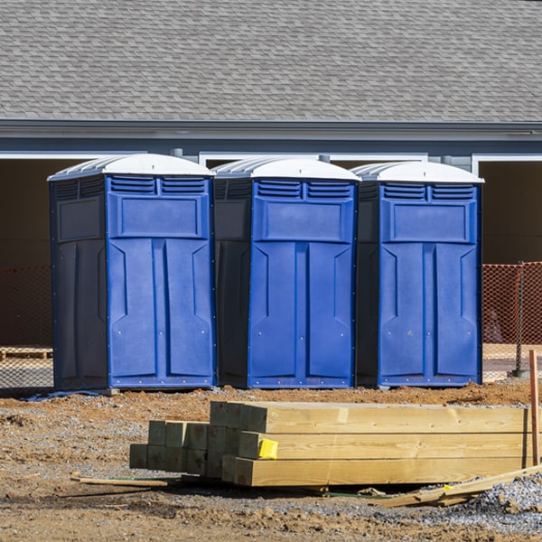 are there different sizes of portable toilets available for rent in Johnson OH